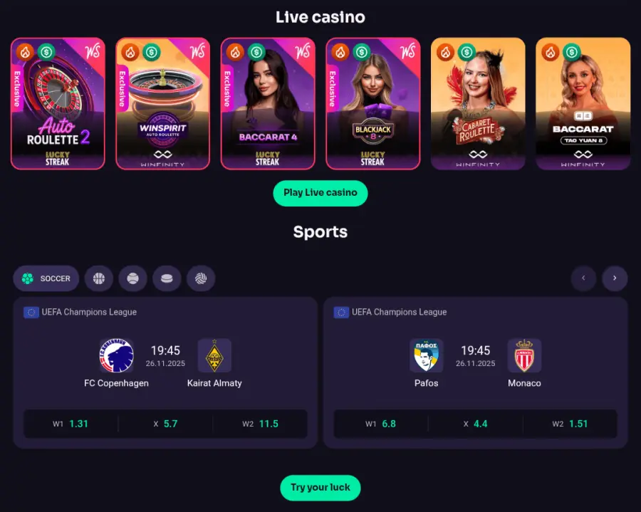Winspirit casino